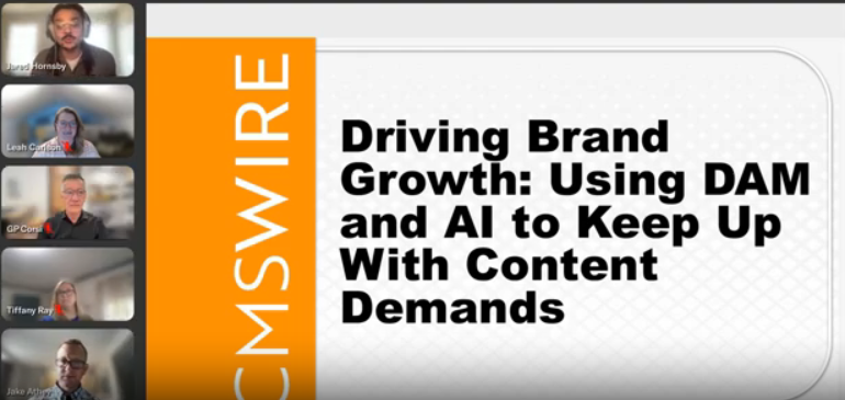 WEBINAR - Driving Brand Growth: Using DAM and AI to Keep Up With Content Demands