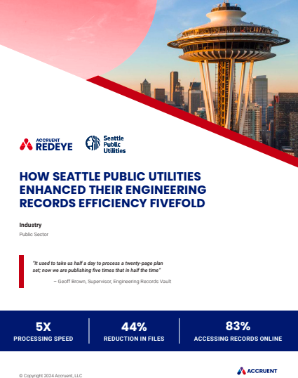 How Seattle Public Utilities enhances their engineering records efficiency fivefold