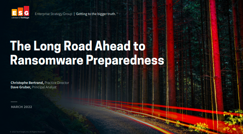 The Long Road Ahead to Ransomware Preparedness