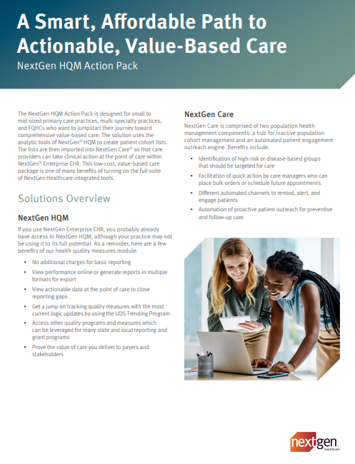 NextGen HQM Action Pack