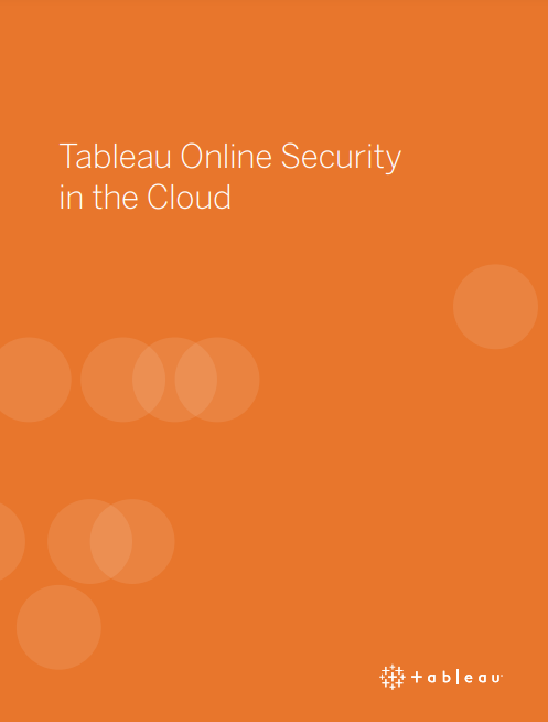 Tableau Cloud Security in the Cloud