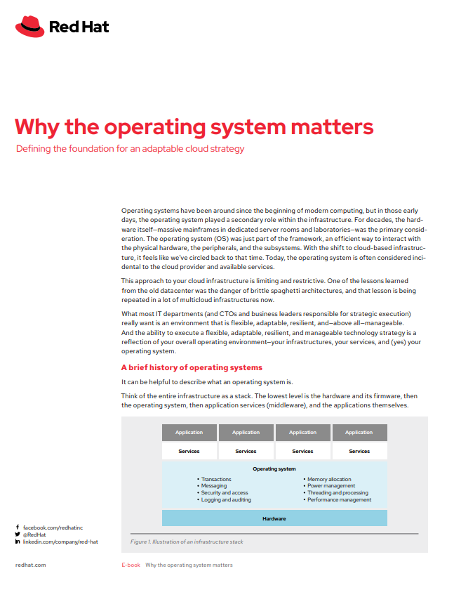 Why the operating system matters