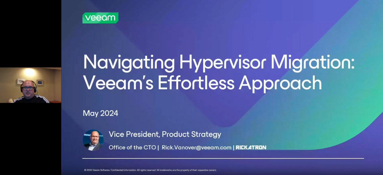 Navigating Hypervisor Migration: Veeam’s Effortless Approach