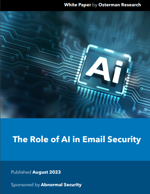 Osterman Research: The Role of AI in Email Security