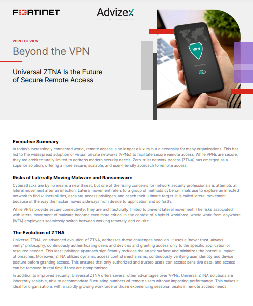 Beyond the VPN