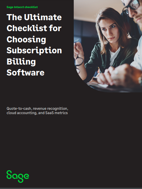 The Ultimate Checklist For Choosing Subscription Billing Software