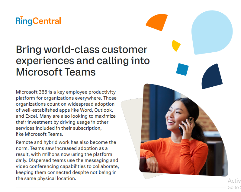 Bring world-class customer experiences and calling into Microsoft Teams