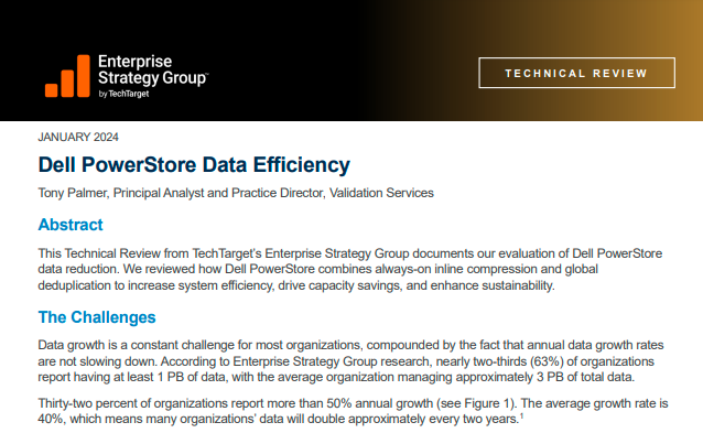 Dell PowerStore Data Efficiency​