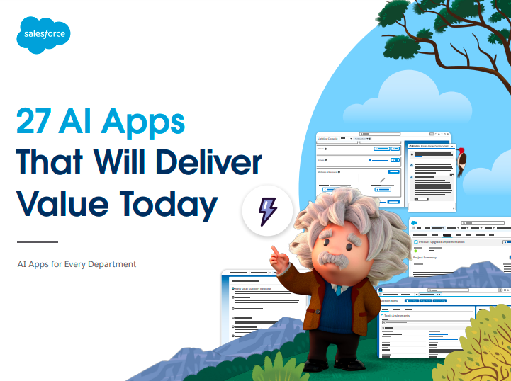 Build trusted AI apps faster with Salesforce.