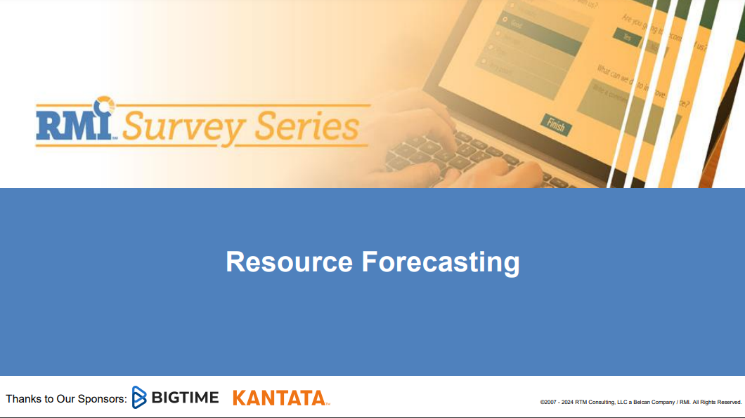 2024 RMI Resource Forecasting Survey