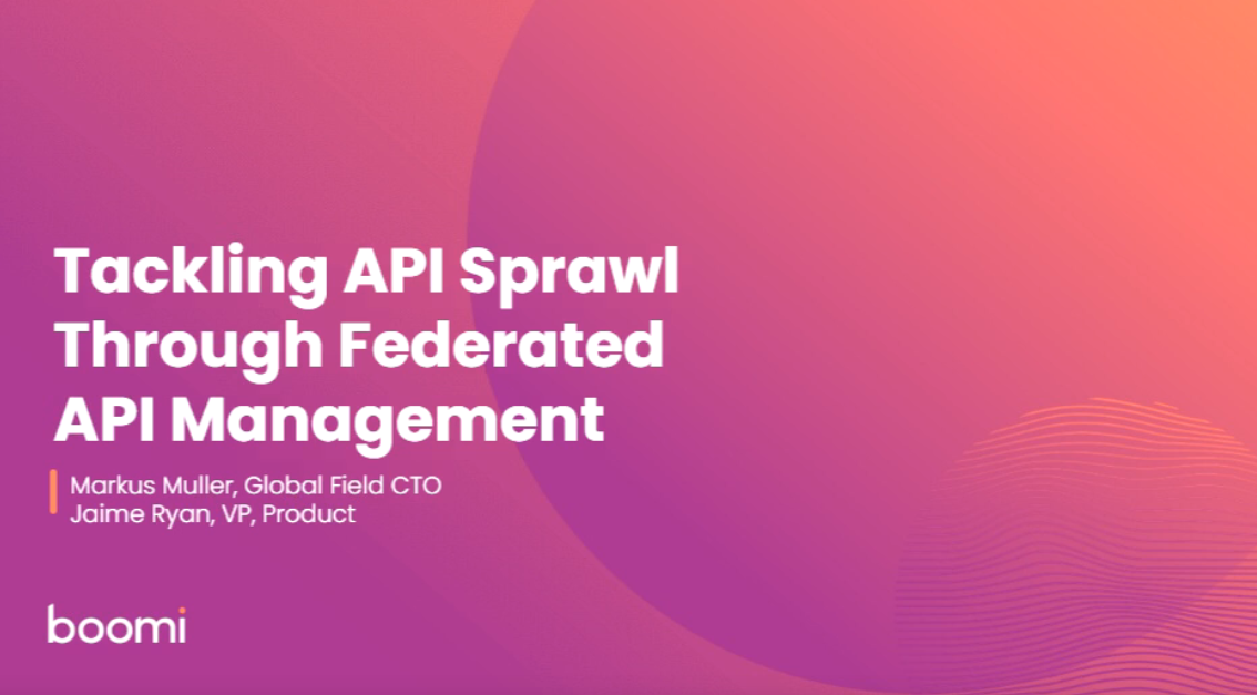 Tackling API Sprawl Through Federated API Management