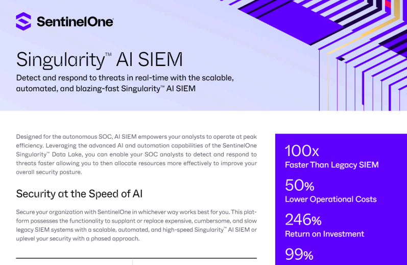 Singularity AI SIEM