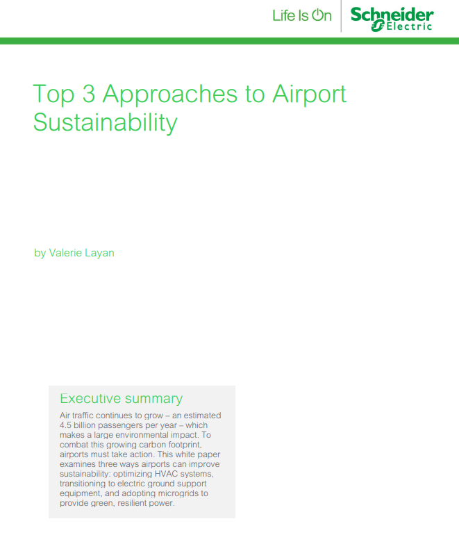 Top 3 Approaches to Airport Sustainability