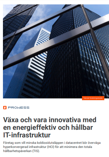 Väx och förnya på en energieffektiv, hållbar IT-infrastruktur