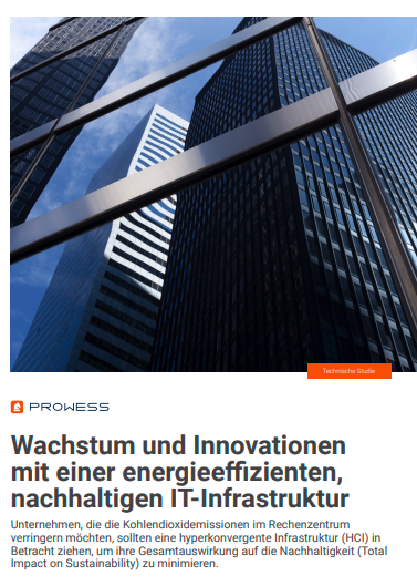 Wachsen und innovieren Sie auf einer energieeffizienten, nachhaltigen IT-Infrastruktur