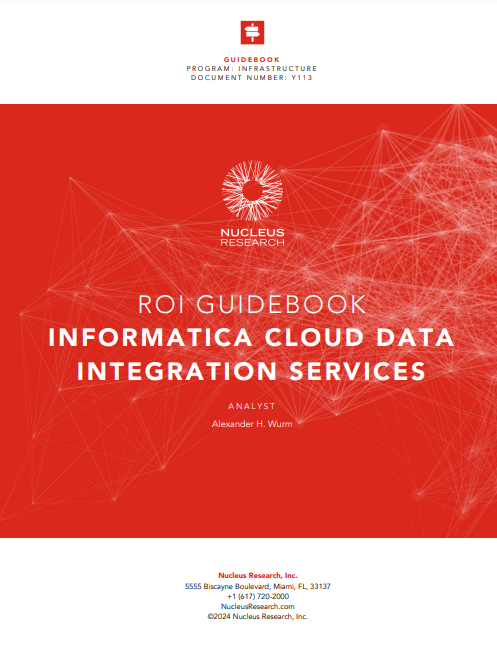 Roi Guidebook Informatica Cloud Data Integration Services