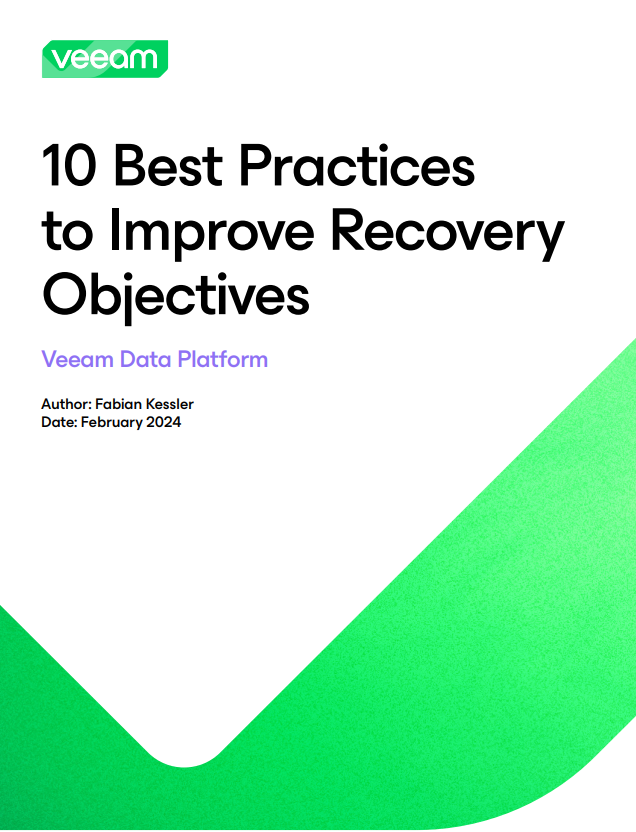 10 Recovery Objectives Best Practices