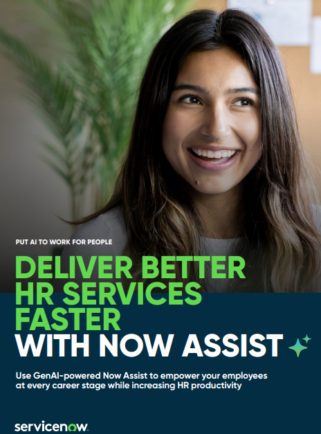 Deliver better HR services faster with Now Assist