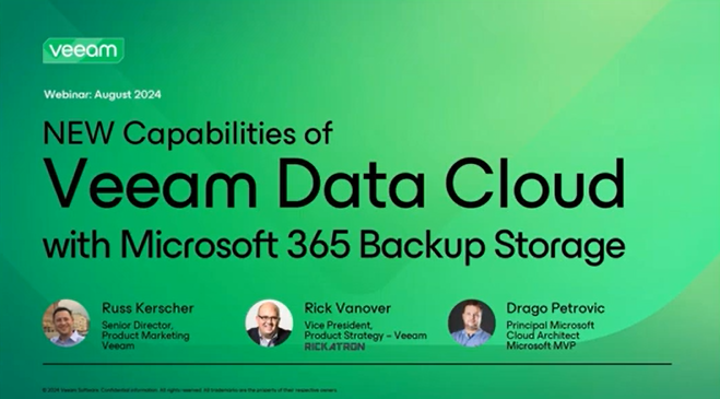 NEW Capabilities of Veeam with Microsoft 365 Backup Storage: Speed and Scale Meets Control and Flexibility