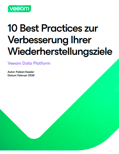 10 Best Practices zur Verbesserung Ihrer Wiederherstellungsziele