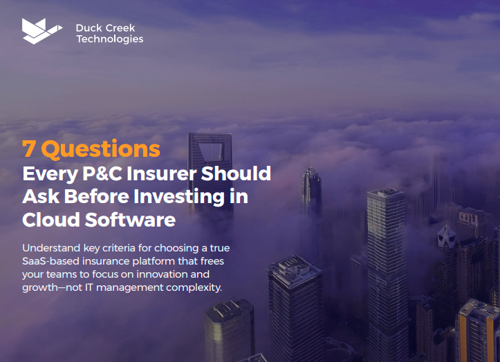 7 Questions Every P&C Insurer Should Ask Before Investing in Cloud Software