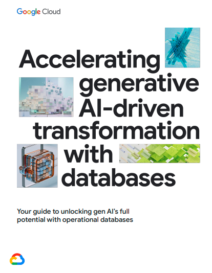 Accelerating generative AI-driven transformation with databases