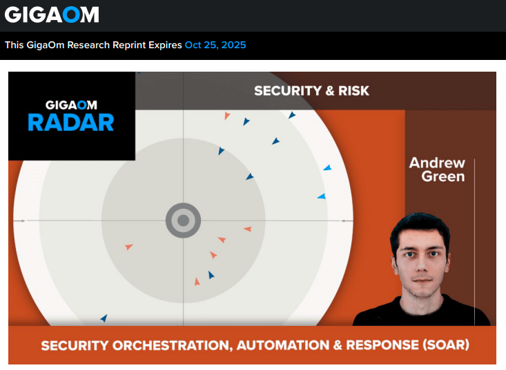 GigaOm Radar Report for SOAR