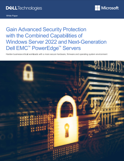 Förbättra end-to-end datasäkerhet med Microsoft SQL Server, Dell™ PowerEdge™-servrar och Windows Server 2022