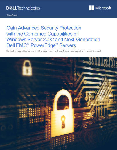 Mejore la seguridad de los datos de un extremo a otro con Microsoft SQL Server, los servidores Dell™ PowerEdge™ y Windows Server 2022