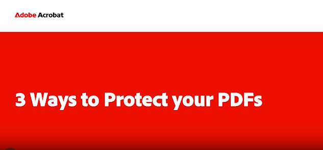 3 Ways to Protect Your PDFs