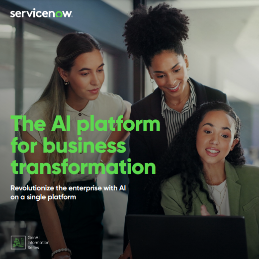 The AI platform for business transformation eBook