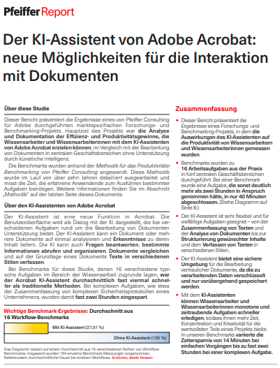 Der KI-Assistent von Adobe Acrobat: neue Möglichkeiten für die Interaktion mit Dokumenten.