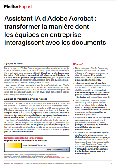 Assistant IA d’Adobe Acrobat : transformer la manière dont les équipes en entreprise interagissent avec les documents