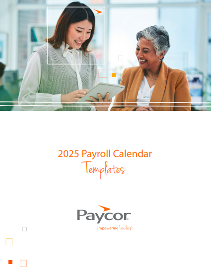 2025 Payroll Calendar Templates