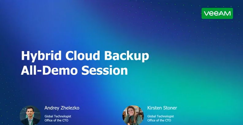 Hybrid Cloud Backup All‑Demo Session