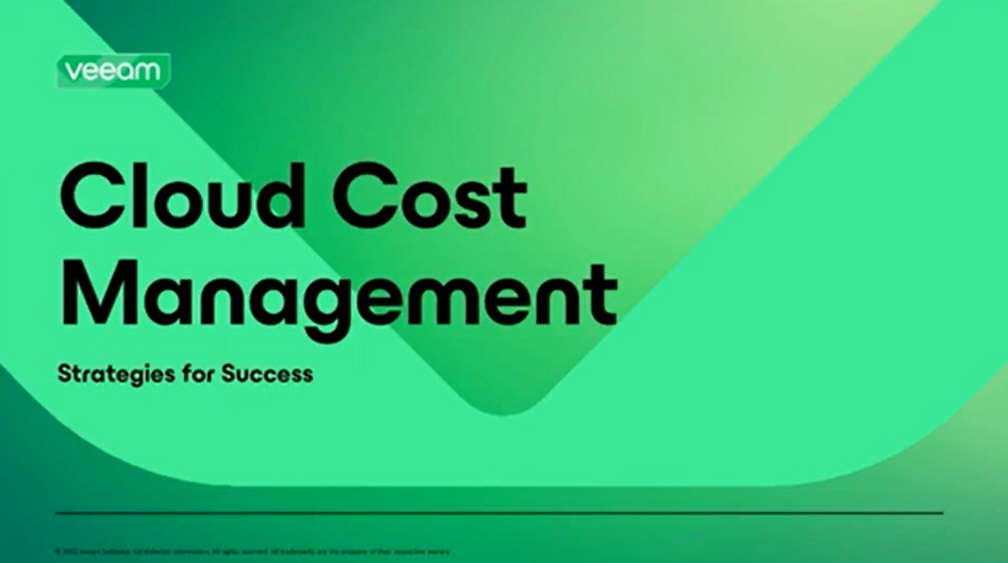 Cloud Cost Management: Key Strategies for Success Webinar