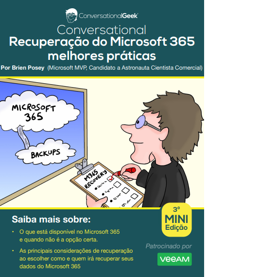 Conversational Melhores Práticas de Recuperação do Microsoft 365